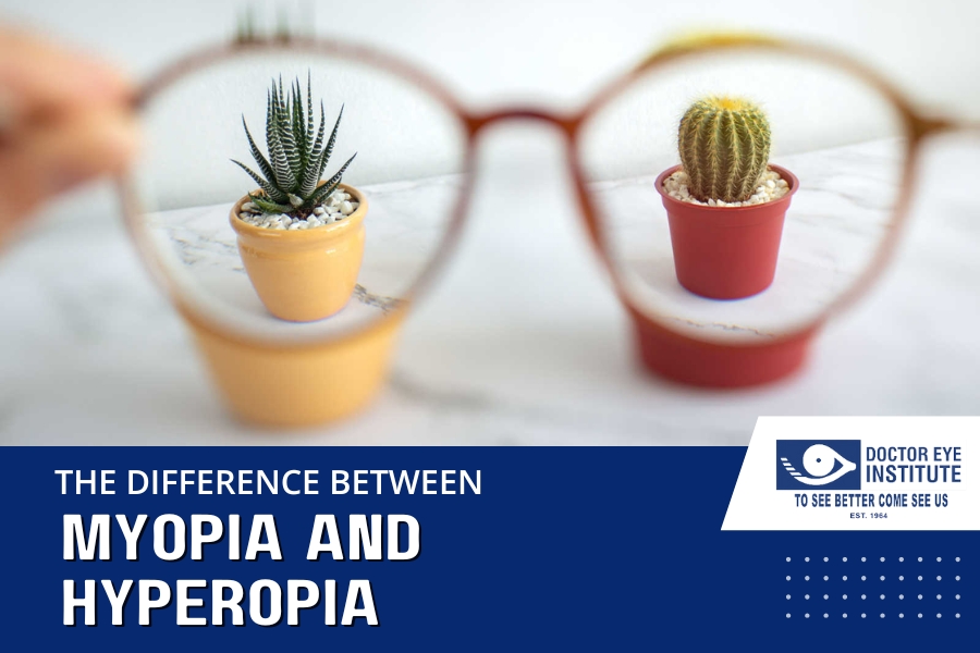 Difference between Myopia and Hyperopia?